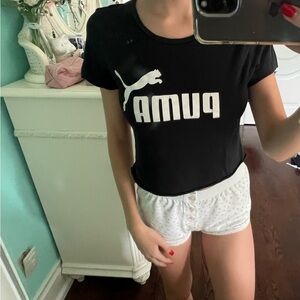 Cropped puma t-shirt